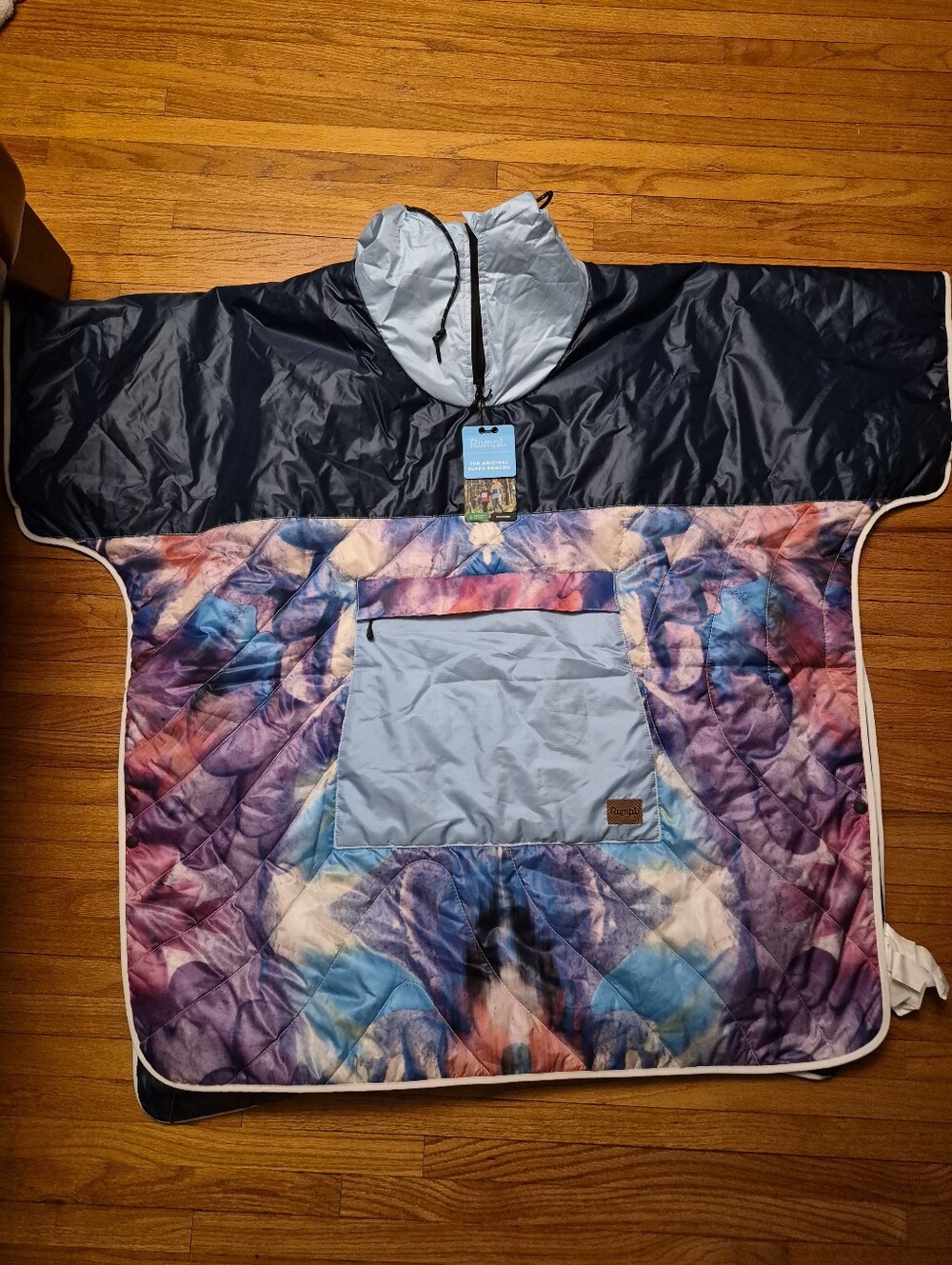 Rumpl Original Puffy Poncho Daydreamer L/XL NWT